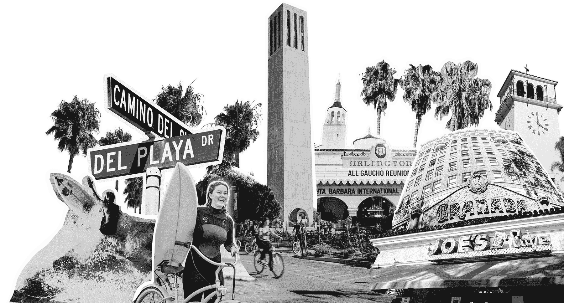 UC Santa Barbara Campus Collage